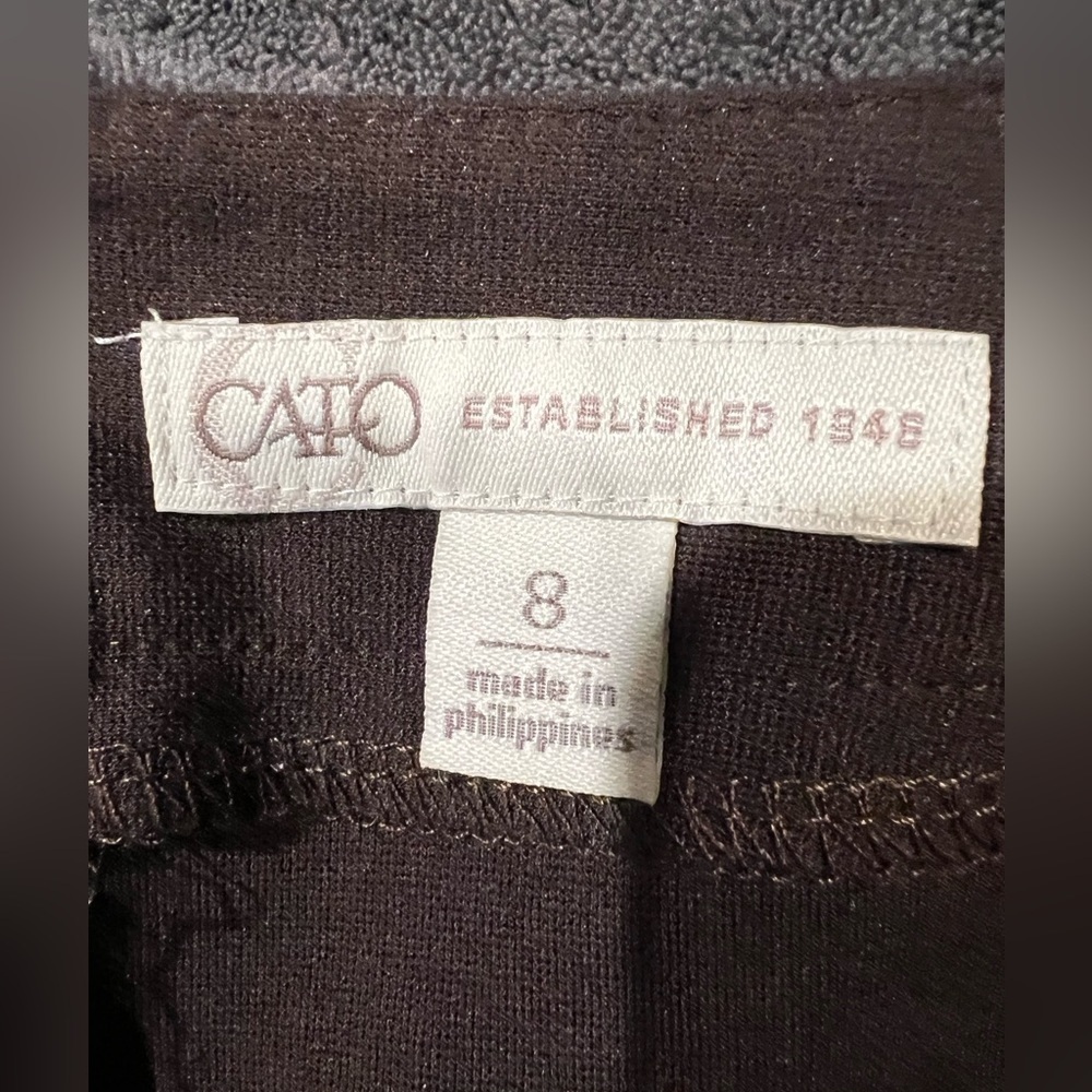 Cato brown skirt size 8 - Picture 3 of 4